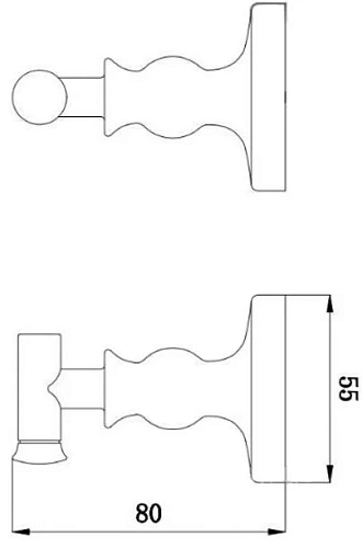 Крючок Rush Crete CR35210 одинарный Крючок Rush Crete CR35210 одинарный
