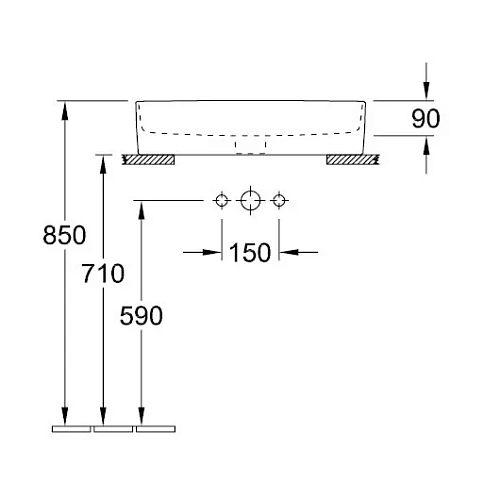 Раковина Villeroy & Boch Memento 2.0 4A076001 (4A07 60 01) Раковина Villeroy & Boch Memento 2.0 4A076001 (4A07 60 01)