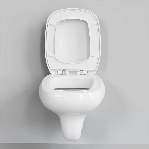 Крышка-сиденье Ambassador Diamond 122T20001 (толстое) белое Крышка-сиденье Ambassador Diamond 122T20001 (толстое) белое