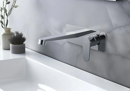 Смеситель для раковины Aquatek ОБЕРОН AQ1213CR Хром, встраиваемый Смеситель для раковины Aquatek ОБЕРОН AQ1213CR Хром, встраиваемый