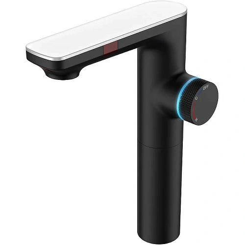 Смеситель для раковины BERGES MORANS 076004 сенсорный высокий, черный матовый Смеситель для раковины BERGES MORANS 076004 сенсорный высокий, черный матовый