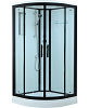 Картинка анонса товара «душевая кабина timo standart t-6609 b black 90x90»