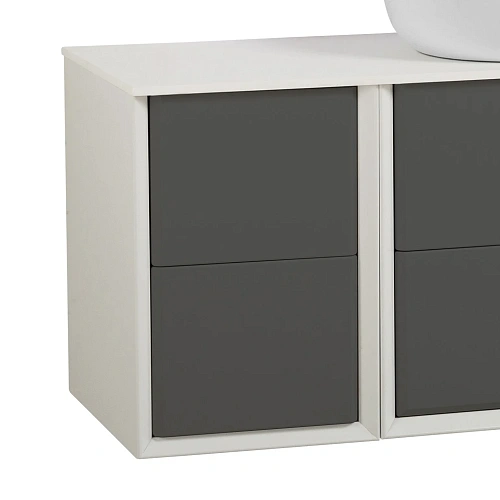 Шкаф CEZARES BELLAGIO 55302 Grigio nuvola подвесной совместимый с базой под раковину Шкаф CEZARES BELLAGIO 55302 Grigio nuvola подвесной совместимый с базой под раковину