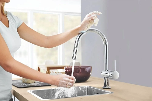 Смеситель для кухни GROHE Minta Touch сенсорный, хром (31358002) Смеситель для кухни GROHE Minta Touch сенсорный, хром (31358002)
