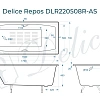 Ванна чугунная Delice Repos 1700х700 с ручками и антискользящим покрытием DLR220508R-AS Ванна чугунная Delice Repos 1700х700 с ручками и антискользящим покрытием DLR220508R-AS