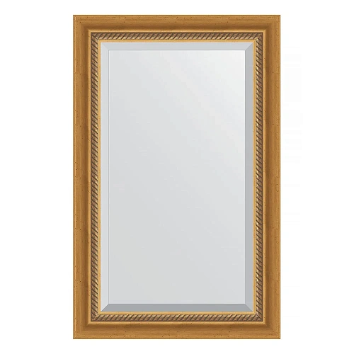 Зеркало в багетной раме Evoform Exclusive BY 3405 53 x 83 см, состаренное золото с плетением Зеркало в багетной раме Evoform Exclusive BY 3405 53 x 83 см, состаренное золото с плетением