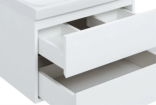 Комплект мебели Aquanet Беркли 60 белый/дуб рошелье (зеркало белое) 00258905 Комплект мебели Aquanet Беркли 60 белый/дуб рошелье (зеркало белое) 00258905