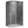 Картинка анонса товара «душевой уголок abber schwarzer diamant ag01129m 120x90 см универсальный, профиль хром, стекло матовое»