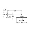 Верхний душ GROHE Rainshower Mono 310, 1 режим струи, суперсталь (26564DC0) Верхний душ GROHE Rainshower Mono 310, 1 режим струи, суперсталь (26564DC0)