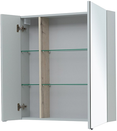 Зеркальный шкаф Aquanet Алвита New 80 Серый 00277536 Зеркальный шкаф Aquanet Алвита New 80 Серый 00277536