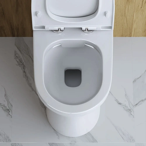 Унитаз напольный BelBagno STEAM BB130CPR/SC/BB130T безободковый Унитаз напольный BelBagno STEAM BB130CPR/SC/BB130T безободковый