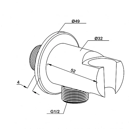 Шланговое подключение Swedbe Platta 5505 Шланговое подключение Swedbe Platta 5505