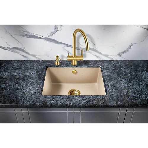 Кухонная мойка Milacio Leon 55 Cuarzo (MC.77084) бежевый Кухонная мойка Milacio Leon 55 Cuarzo (MC.77084) бежевый