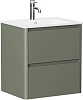Тумба под раковину Allen Brau Gravity 60 1.370008.CGM олива матовый