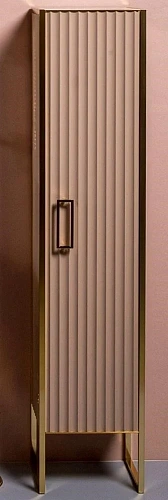 Шкаф-пенал Armadi Art MONACO 868-CPG-R капучино глянец + золото R Шкаф-пенал Armadi Art MONACO 868-CPG-R капучино глянец + золото R