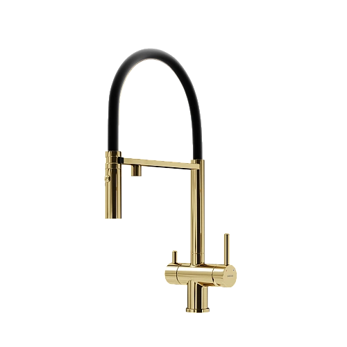 Смеситель для кухни SANCOS Imola SC4010ZG с возможностью подключения фильтра, полированное золото Смеситель для кухни SANCOS Imola SC4010ZG с возможностью подключения фильтра, полированное золото
