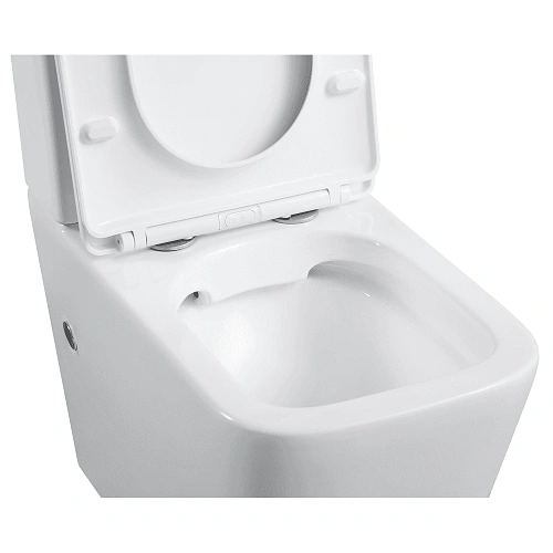 Унитаз напольный Black&White W-7703 P-trap / Geberit/ Rimless / anti-dirt (640x360x840) компакт 7703W Унитаз напольный Black&White W-7703 P-trap / Geberit/ Rimless / anti-dirt (640x360x840) компакт 7703W