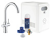 Картинка анонса товара «смеситель для кухни grohe blue professional c-излив, хром (31607002)»