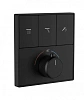 Смеситель для душа Wonzon &amp; Woghand (WW-INF363A-MB) термостатический встраиваемая на 3 потребителя, черный матовый