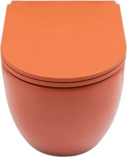 Унитаз подвесной Allen Brau Reality 4.32015.TE сиденье с микролифт терракот Унитаз подвесной Allen Brau Reality 4.32015.TE сиденье с микролифт терракот
