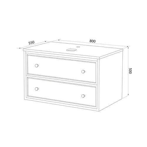 Тумба под раковину IDDIS Torr (TOR80DBi95K) подвесная, со столешницей, 80 см, темно-серый Тумба под раковину IDDIS Torr (TOR80DBi95K) подвесная, со столешницей, 80 см, темно-серый
