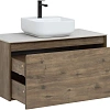 Тумба под раковину Aquanet Nova Lite 100 дуб рустикальный (1 ящик) 00249520 Тумба под раковину Aquanet Nova Lite 100 дуб рустикальный (1 ящик) 00249520