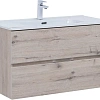 Тумба под раковину Aquanet Алвита New 90 2 ящика, дуб веллингтон белый 00303921 Тумба под раковину Aquanet Алвита New 90 2 ящика, дуб веллингтон белый 00303921