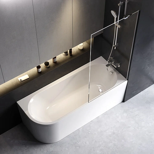 Акриловая ванна AM.PM X-Joy W94A-170R70W-ARP угловая правосторонняя 170x70 см c каркасом и панелью Акриловая ванна AM.PM X-Joy W94A-170R70W-ARP угловая правосторонняя 170x70 см c каркасом и панелью