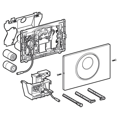 Клавиша смыва GEBERIT Sigma 10 115.891.SN.5 бесконтактная Клавиша смыва GEBERIT Sigma 10 115.891.SN.5 бесконтактная