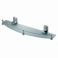 Полка WasserKRAFT Leine K-5044 (ранее К-5024) стеклянная с бортиком хром Полка WasserKRAFT Leine K-5044 (ранее К-5024) стеклянная с бортиком хром