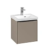 Тумба под раковину Villeroy &amp; Boch Subway 3.0 Taupe / Taupe C58201VM