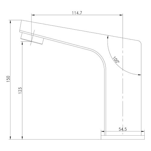 Смеситель для раковины Lemark Project LM4650CE сенсорный, хром Смеситель для раковины Lemark Project LM4650CE сенсорный, хром