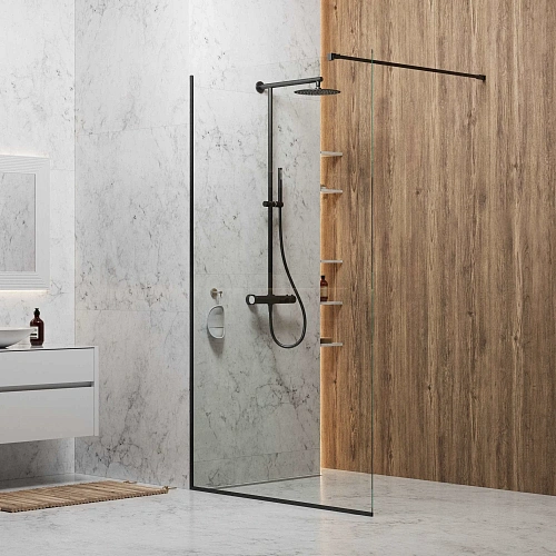 Душевая перегородка BERGES SKY BLACK 1200 064006 Душевая перегородка BERGES SKY BLACK 1200 064006