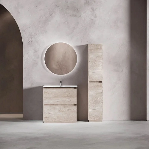 Тумба под раковину Sancos Libra Floor LB80FEG напольная, 790х450х840 дуб галифакс натуральный Тумба под раковину Sancos Libra Floor LB80FEG напольная, 790х450х840 дуб галифакс натуральный