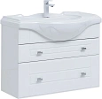 Тумба под раковину Aquanet Рондо 85 белый глянец 00304289 Тумба под раковину Aquanet Рондо 85 белый глянец 00304289