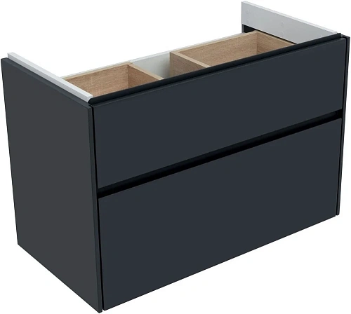 Тумба под раковину Aquanet Бруклин 85 антрацит матовый 00310142 Тумба под раковину Aquanet Бруклин 85 антрацит матовый 00310142
