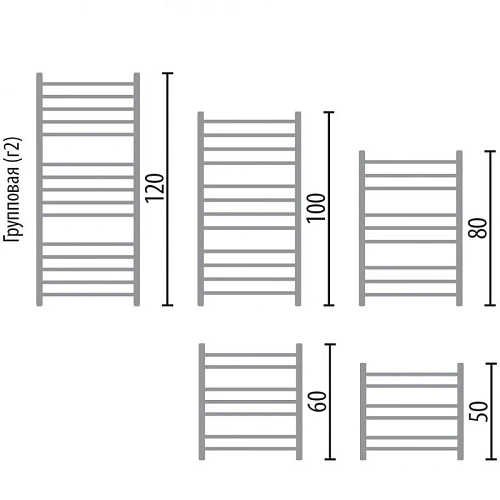 Полотенцесушитель водяной Ника CLASSIC ЛП (Г2) ВП 80/40 Полотенцесушитель водяной Ника CLASSIC ЛП (Г2) ВП 80/40