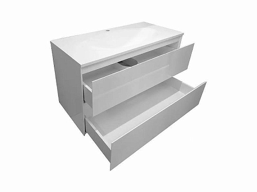 Тумба с раковиной Эстет Malta ФР-00007060 1000х450 подвесная 2 ящика Тумба с раковиной Эстет Malta ФР-00007060 1000х450 подвесная 2 ящика