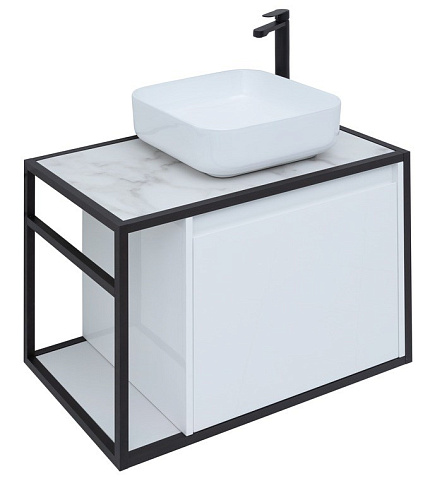 Тумба под раковину Aquanet Nova Lite Loft 75 R белый 00261649 Тумба под раковину Aquanet Nova Lite Loft 75 R белый 00261649