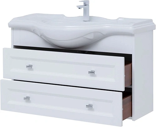 Тумба под раковину Aquanet Монте 85 белый матовый 00303998 Тумба под раковину Aquanet Монте 85 белый матовый 00303998