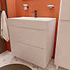 Комплект мебели Эстет Kare Luxe 80 напольный 2 ящика белый ФР-00006003/ФР-00005719 Комплект мебели Эстет Kare Luxe 80 напольный 2 ящика белый ФР-00006003/ФР-00005719