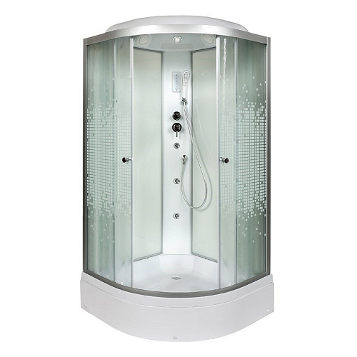 Душевая кабина Dto L790 (L790GM+EL) 90x90 см с гидромассажем и электрикой Душевая кабина Dto L790 (L790GM+EL) 90x90 см с гидромассажем и электрикой