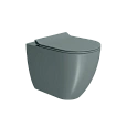 Унитаз приставной GSI PURA безободковый Swirlflush агава матовый (881004) без сиденья Унитаз приставной GSI PURA безободковый Swirlflush агава матовый (881004) без сиденья