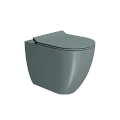 Унитаз приставной GSI PURA безободковый Swirlflush агава матовый (881004) без сиденья Унитаз приставной GSI PURA безободковый Swirlflush агава матовый (881004) без сиденья