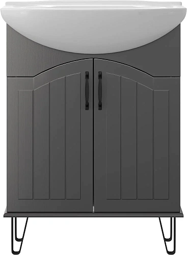 Комплект мебели DIWO Сочи 65 антрацит 574212 Комплект мебели DIWO Сочи 65 антрацит 574212