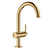 Картинка анонса товара «смеситель для раковины grohe atrio new однорычажный на 1 отверстие, размер l, холодный рассвет гляне 32042gl3»