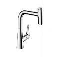 Смеситель для кухни Hansgrohe 220, с вытяжным изливом, 1jet, sBox 73852000, хром Смеситель для кухни Hansgrohe 220, с вытяжным изливом, 1jet, sBox 73852000, хром