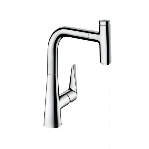 Смеситель для кухни Hansgrohe 220, с вытяжным изливом, 1jet, sBox 73852000, хром Смеситель для кухни Hansgrohe 220, с вытяжным изливом, 1jet, sBox 73852000, хром