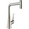 Смеситель для кухни Hansgrohe Metris Select M71 320 с вытяжным душем, 2jet 73820800, хром