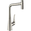 Смеситель для кухни Hansgrohe Metris Select M71 320 с вытяжным душем, 2jet 73820800, хром Смеситель для кухни Hansgrohe Metris Select M71 320 с вытяжным душем, 2jet 73820800, хром